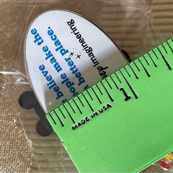 WDI Walt Disney Exclusive Imagineering Pin very rare Sorcerer Mickey w/quote NIB - Picture 3 of 6